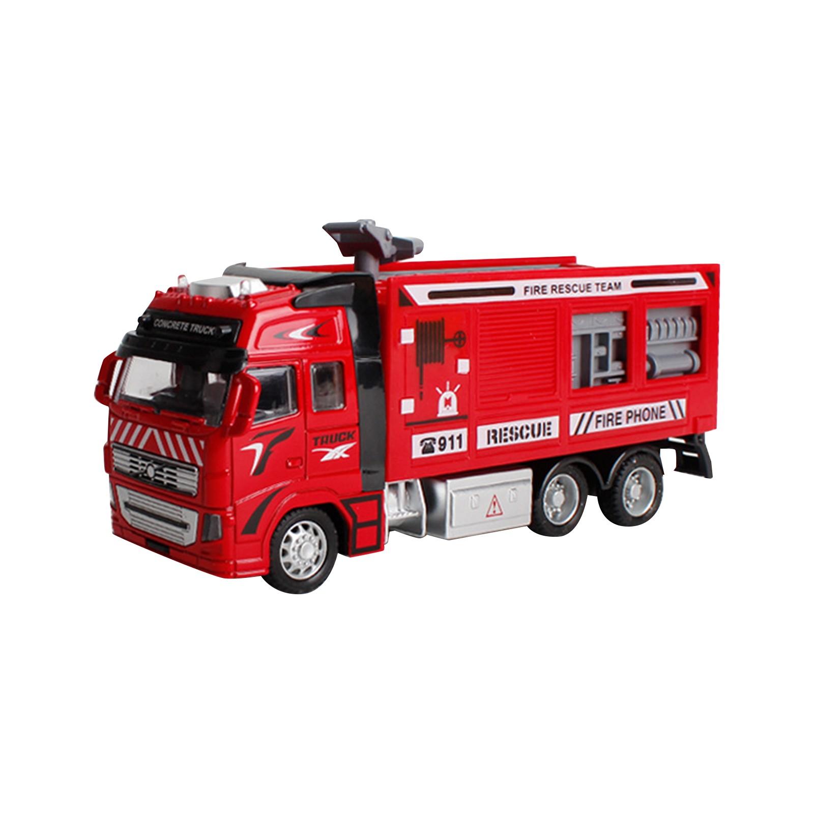 Пропорционально уменьшенная модель инженерного транспортного средства из сплава, игрушка, детский подарок, игрушечная модель транспортного средства One Size