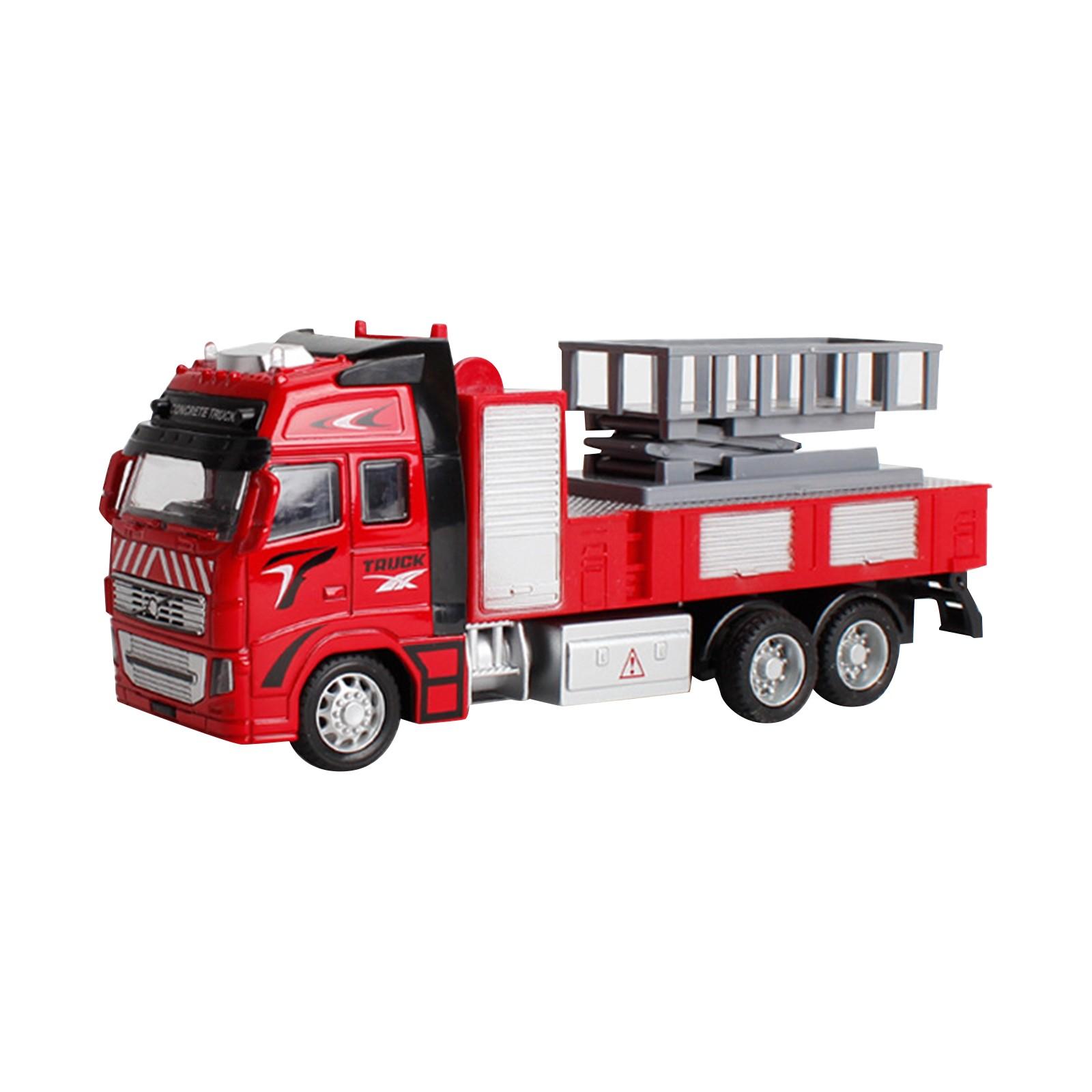 Пропорционально уменьшенная модель инженерного транспортного средства из сплава, игрушка, детский подарок, игрушечная модель транспортного средства One Size