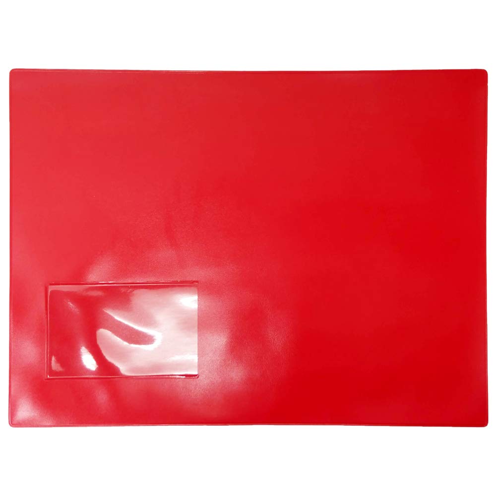 A4 Техосмотр транспортного средства с набором из 50 визитных карточек Кейс для техосмотра, Однотонный, Держатель, [Кейс для транспортного средства] (красный)