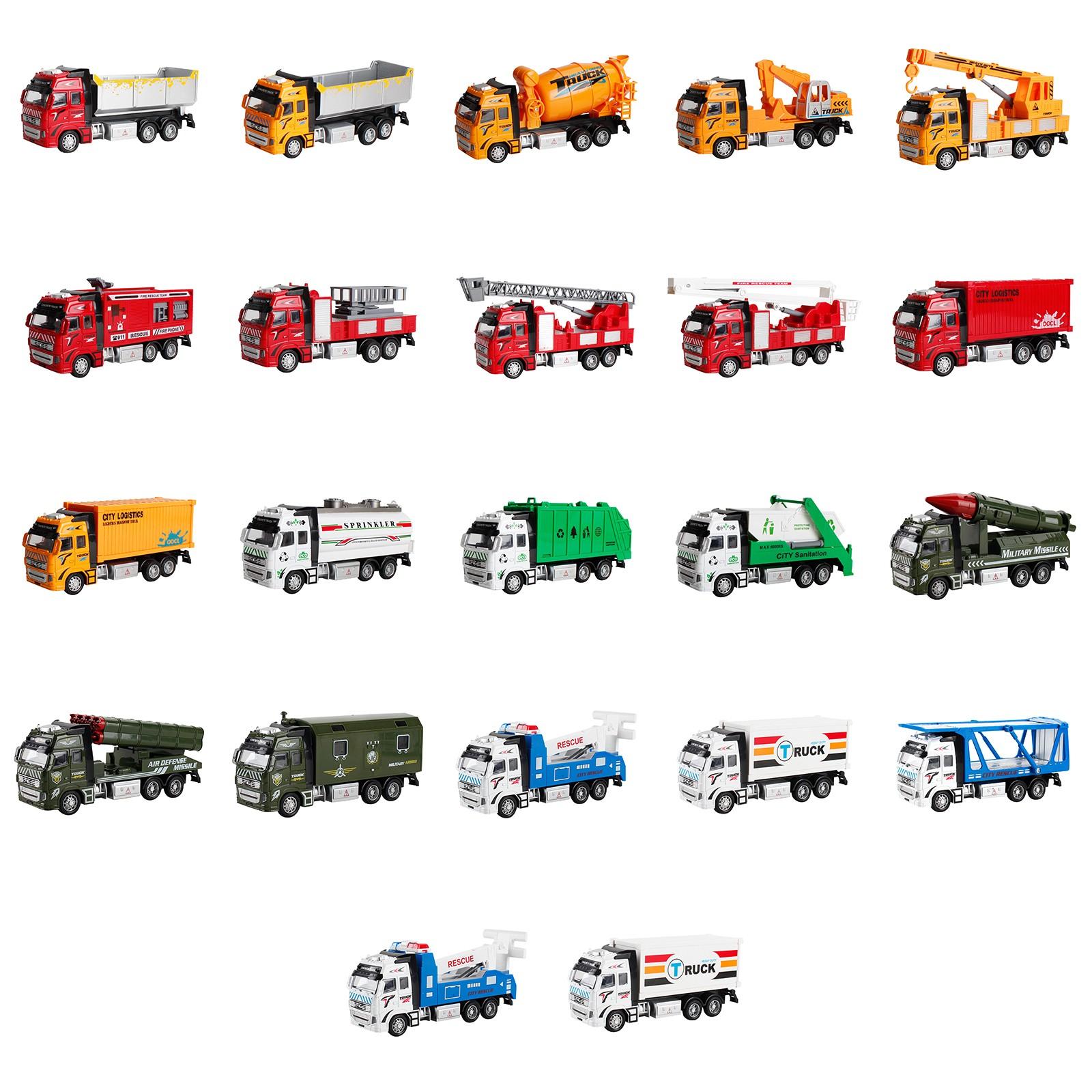 Пропорционально уменьшенная модель инженерного транспортного средства из сплава, игрушка, детский подарок, игрушечная модель транспортного средства One Size